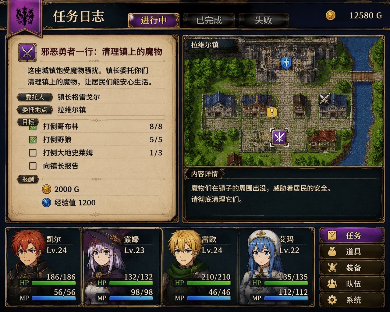 邪恶勇者一行 资源内容 资料图 2